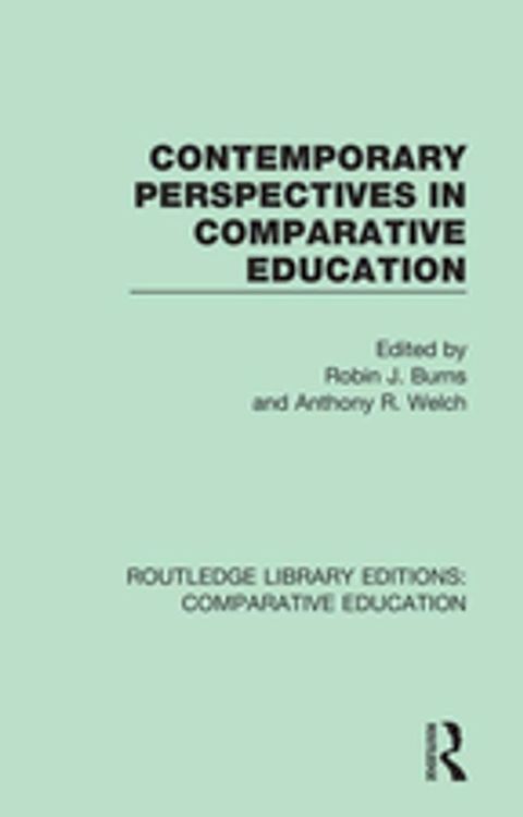 Contemporary Perspectives in Comparative Education(Kobo/電子書)