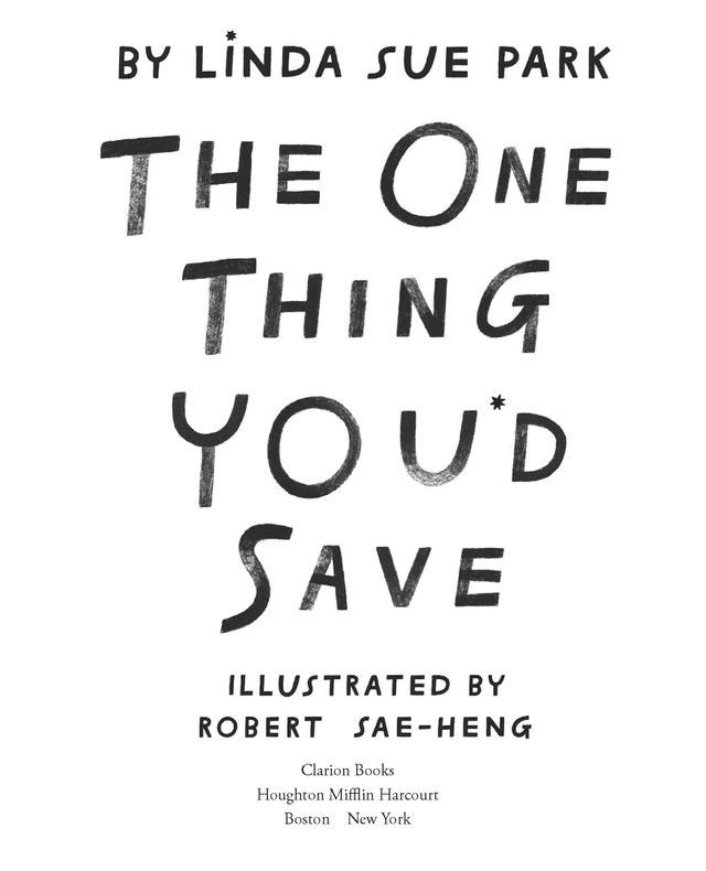  The One Thing You'd Save(Kobo/電子書)