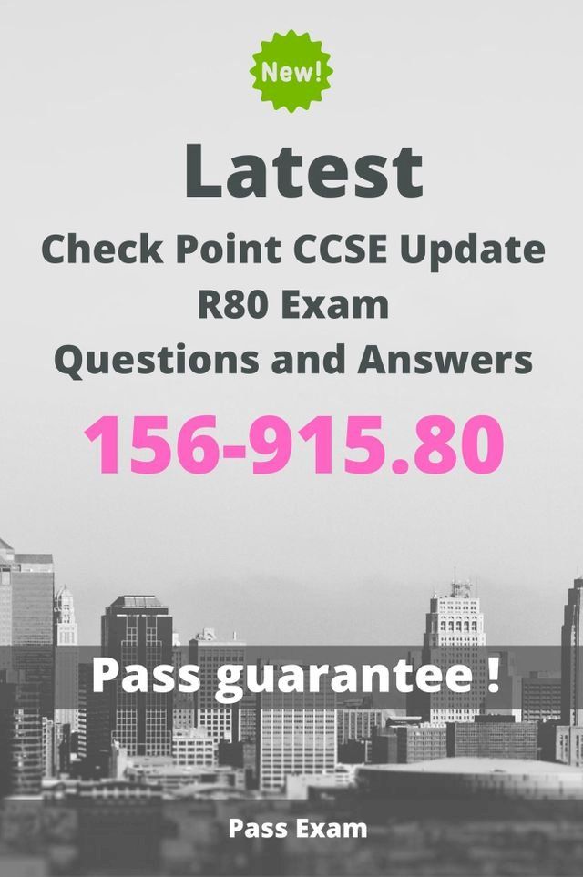  Latest Check Point CCSE Update R80 Exam 156-915.80 Questions and Answers(Kobo/電子書)