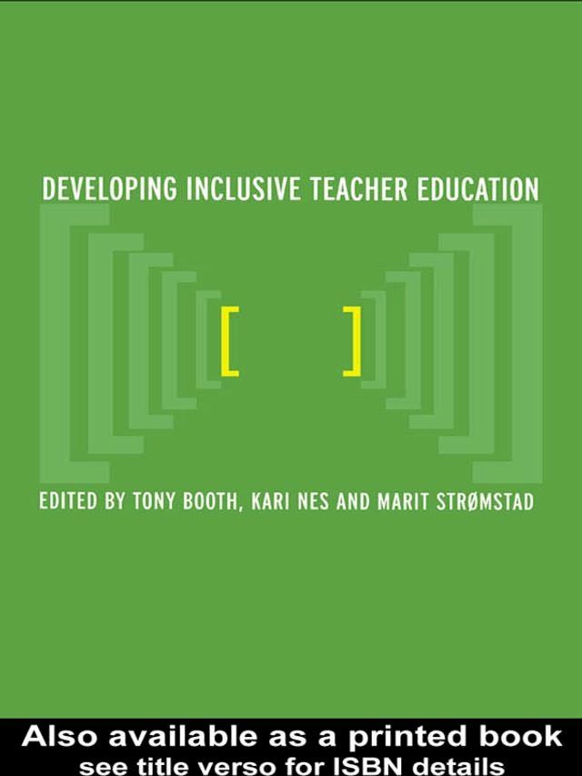  Developing Inclusive Teacher Education(Kobo/電子書)