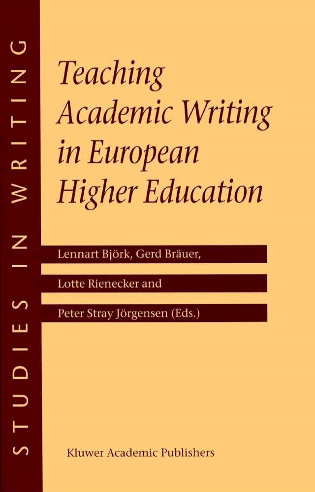  Teaching Academic Writing in European Higher Education(Kobo/電子書)