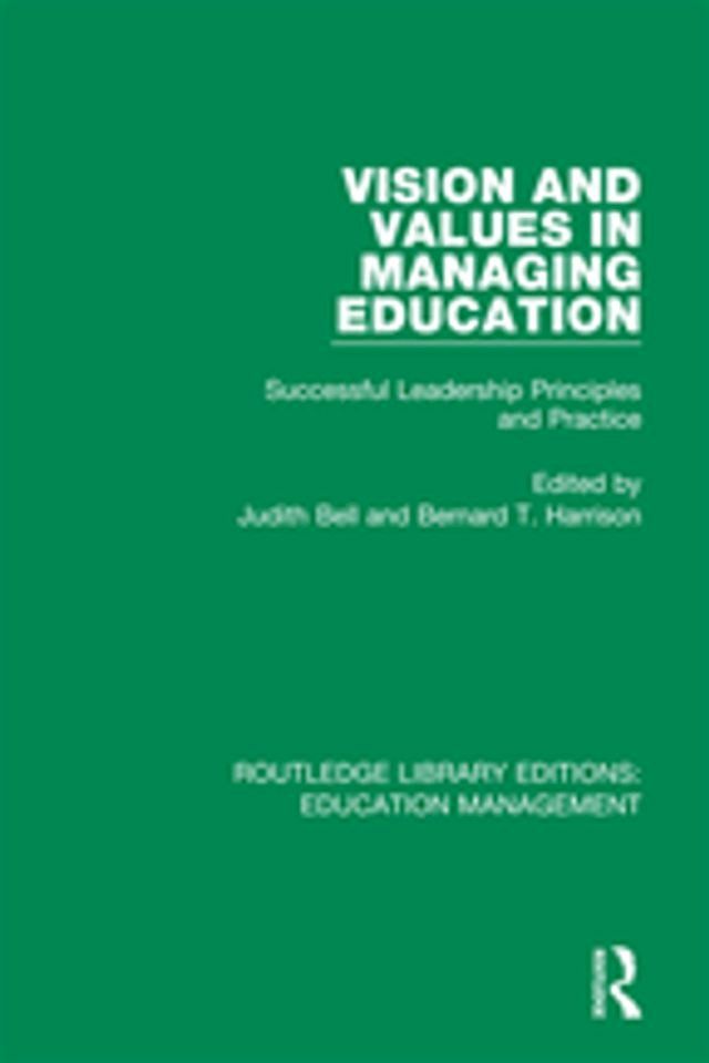  Vision and Values in Managing Education(Kobo/電子書)