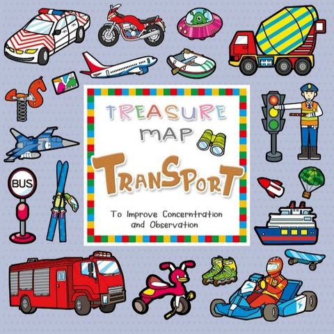 TREASURE MAP TRANSPORT (交通尋寶圖英文版)(Kobo/電子書)