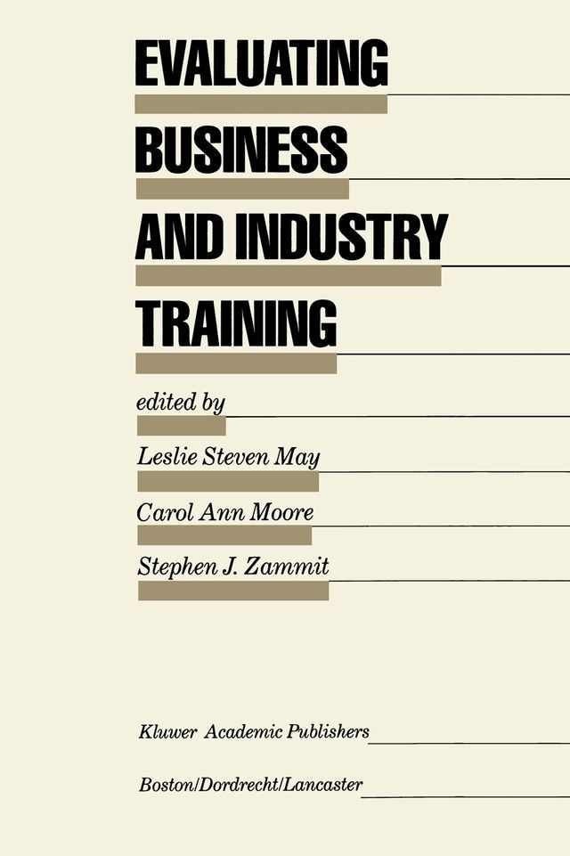  Evaluating Business and Industry Training(Kobo/電子書)