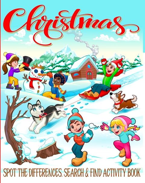 Christmas_ Spot The Differences_ Search & Find Activity Book(Kobo/電子書)