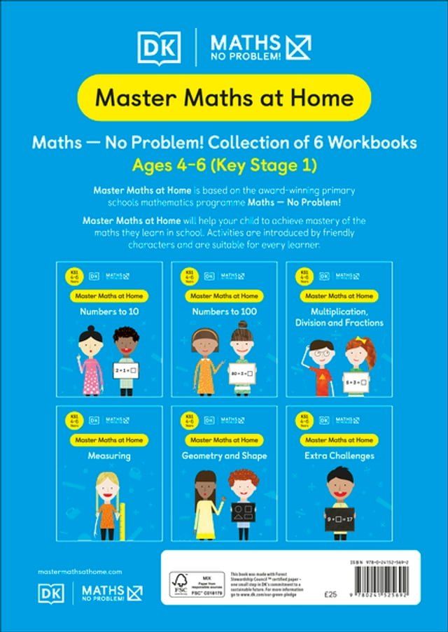  Maths — No Problem! Collection of 6 Workbooks, Ages 4-6 (Key Stage 1)(Kobo/電子書)