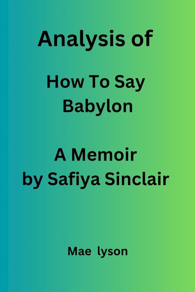  How To Say Babylon(Kobo/電子書)