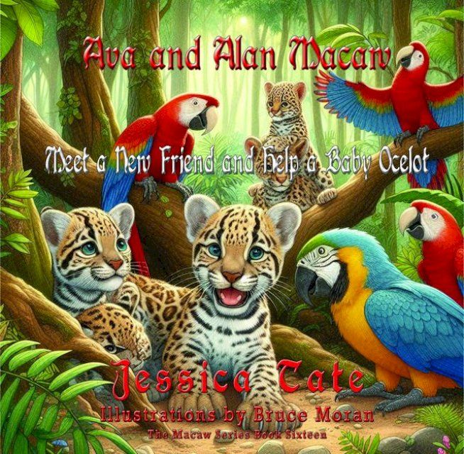  Ava and Alan Macaw Meet a New Friend and Help a Baby Ocelot(Kobo/電子書)