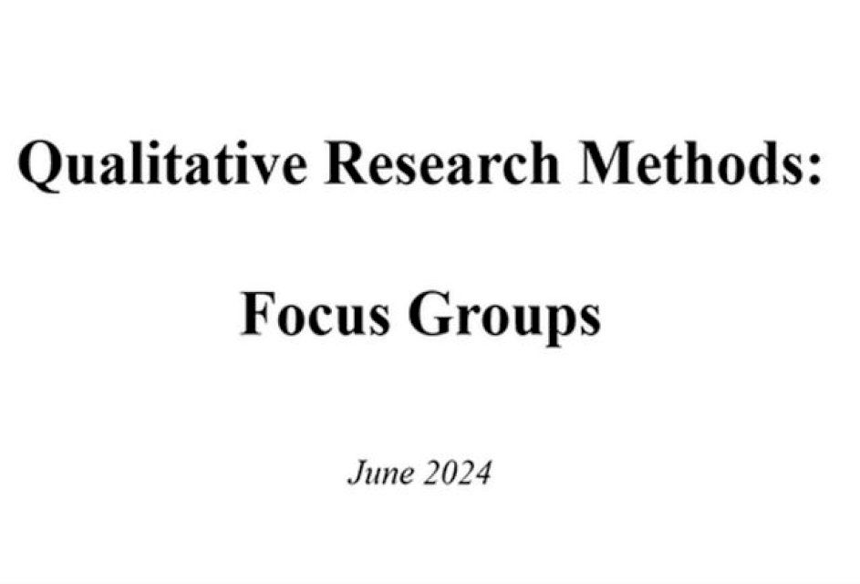  Qualitative Research Methods: Focus Groups, June 2024(Kobo/電子書)