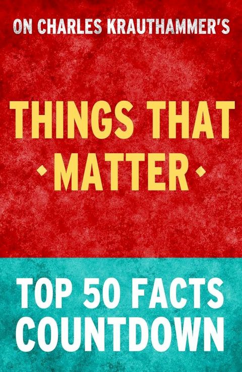 Things That Matter - Top 50 Facts Countdown(Kobo/電子書)