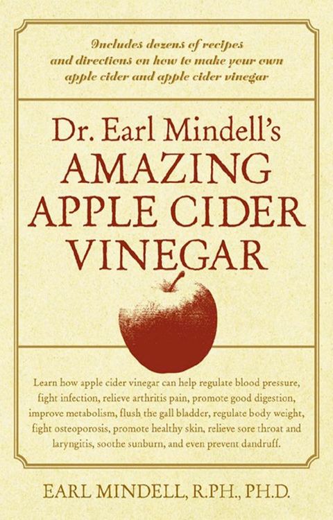 Dr. Earl Mindell's Amazing Apple Cider Vinegar(Kobo/電子書)