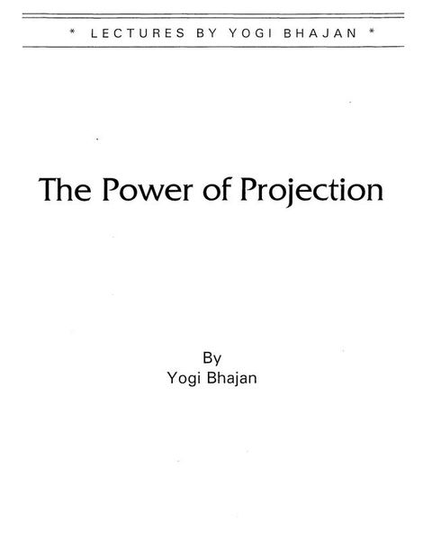 The Power of Projection(Kobo/電子書)