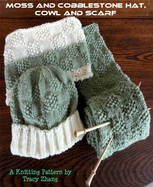  Moss and Cobblestone Hat with Matching Cowl and Scarf(Kobo/電子書)