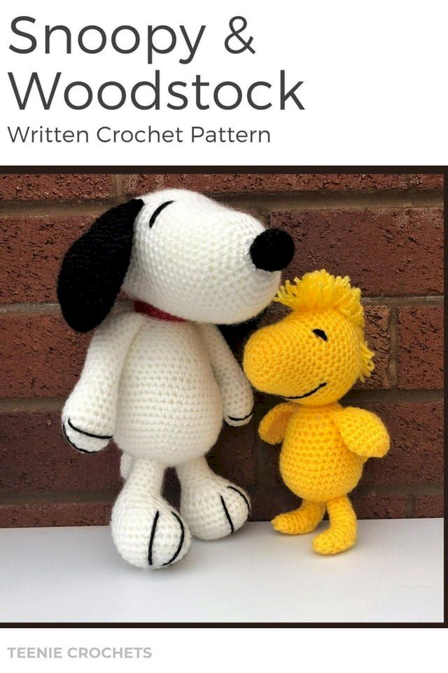  Snoopy and Woodstock - Written Crochet Pattern(Kobo/電子書)