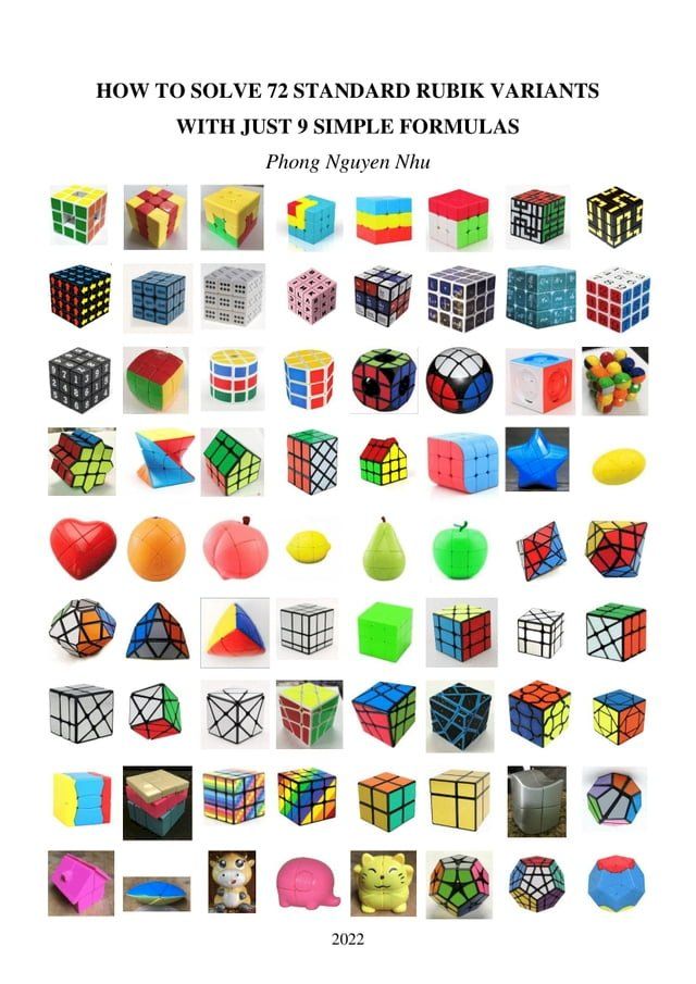  How To Solve 72 Standard Rubik Variants With Just 9 Simple Formulas(Kobo/電子書)