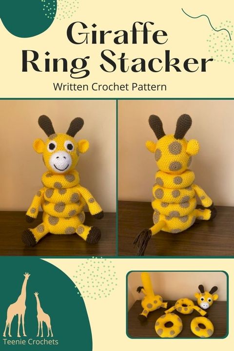 Giraffe Ring Stacker - Written Crochet Pattern(Kobo/電子書)