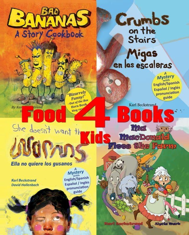  4 Food Books for Kids: with Recipes & Finding Activities(Kobo/電子書)