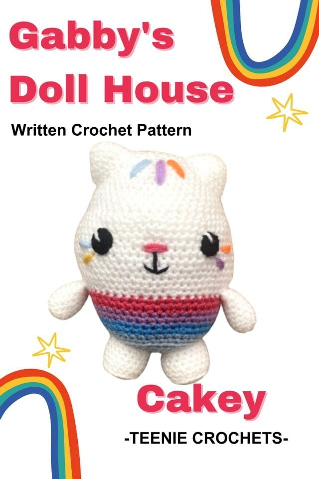  Gabby's Doll House Cakey Cat - Written Crochet Pattern(Kobo/電子書)