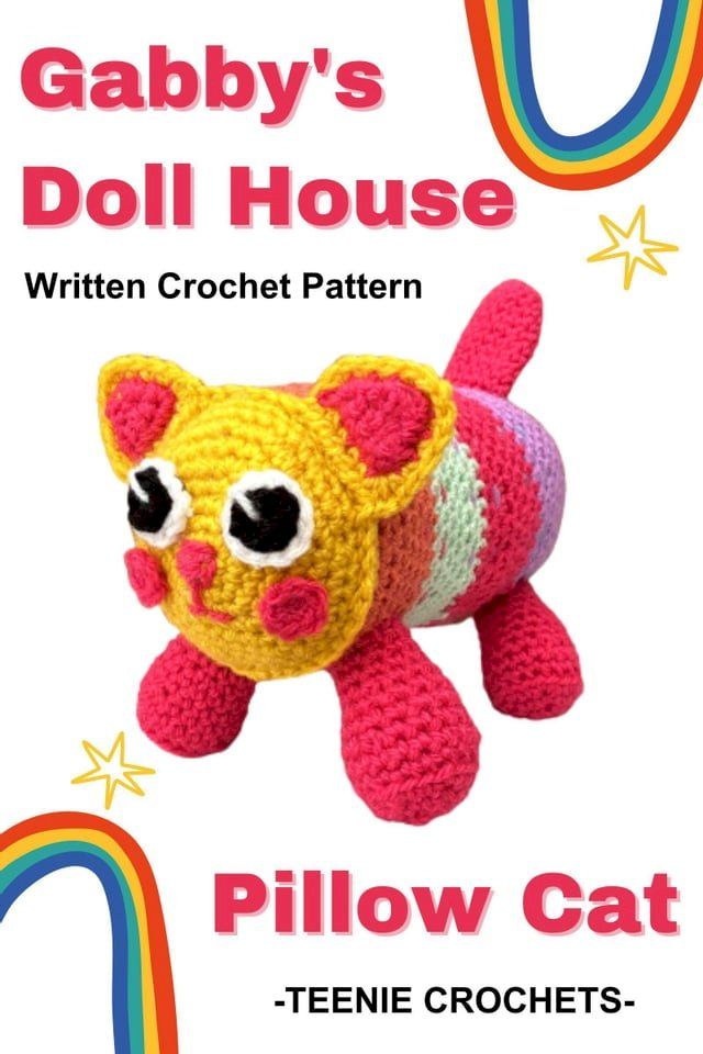  Gabby's Doll House Pillow Cat - Written Crochet Pattern(Kobo/電子書)