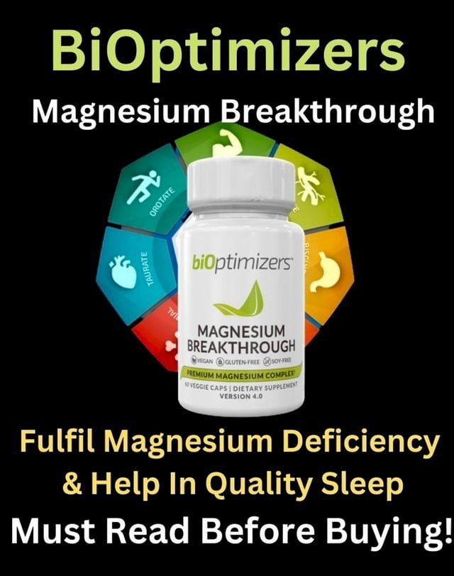  BiOptimizers Magnesium Breakthrough Review - To Fulfill Magnesium Deficiency & Help In Quality Sleep - Must Read Before Buying !(Kobo/電子書)