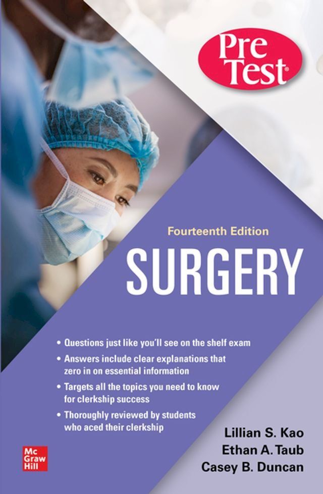  Surgery PreTest Self-Assessment and Review, Fourteenth Edition(Kobo/電子書)