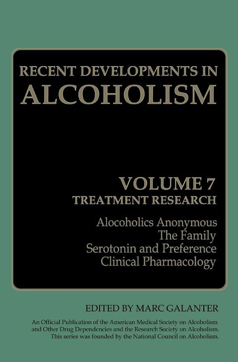 Recent Developments in Alcoholism(Kobo/電子書)