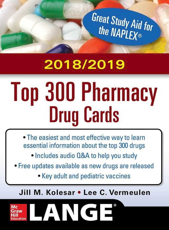  McGraw-Hill's 2018/2019 Top 300 Pharmacy Drug Cards(Kobo/電子書)