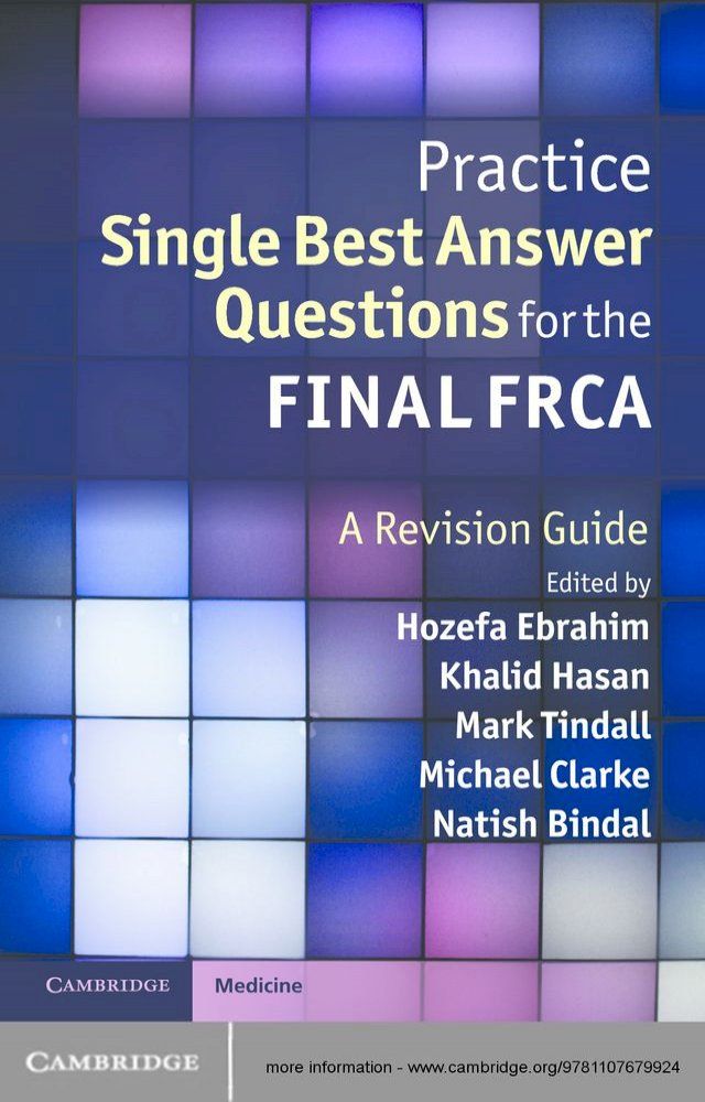  Practice Single Best Answer Questions for the Final FRCA(Kobo/電子書)