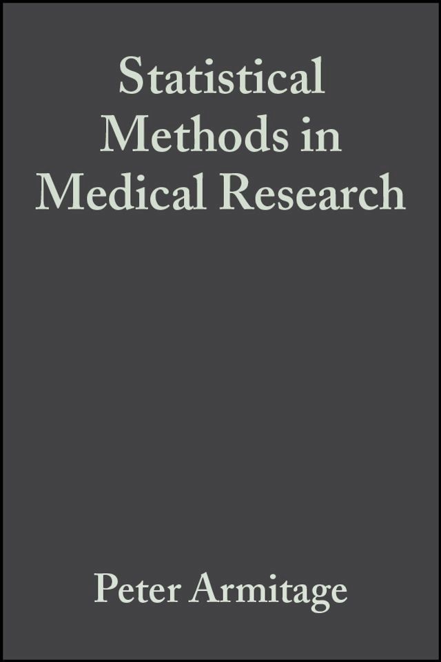  Statistical Methods in Medical Research(Kobo/電子書)