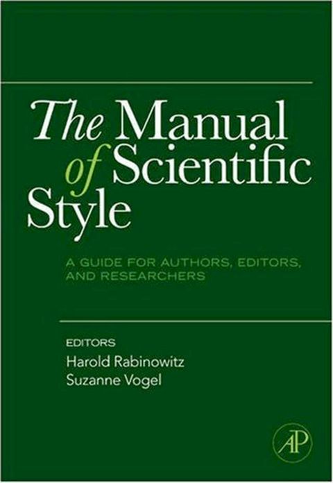 The Manual of Scientific Style(Kobo/電子書)