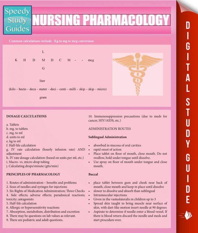  Nursing Pharmacology (Speedy Study Guides)(Kobo/電子書)