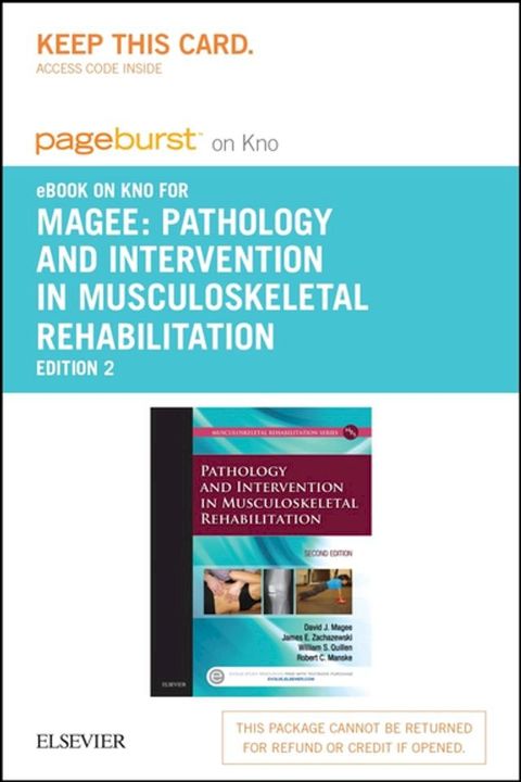 Pathology and Intervention in Musculoskeletal Rehabilitation - E-Book(Kobo/電子書)