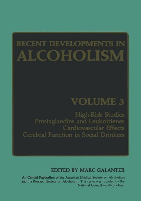 Recent Developments in Alcoholism(Kobo/電子書)