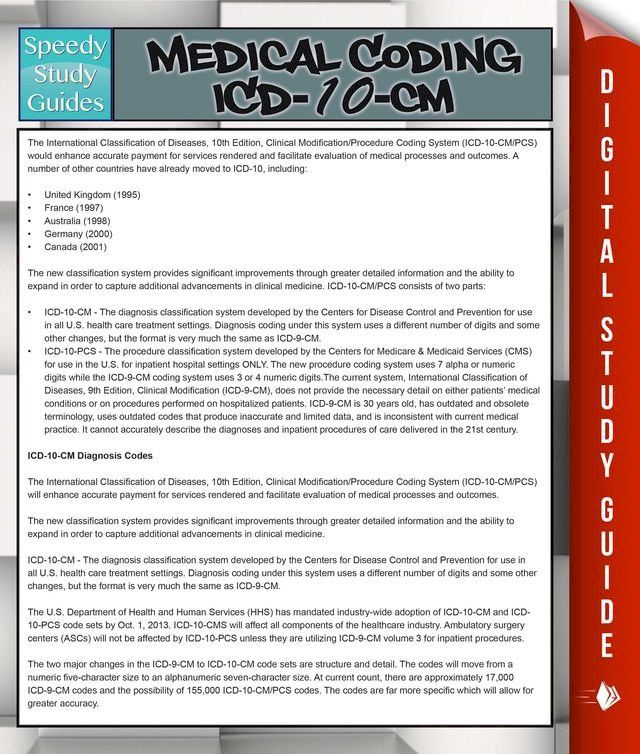  Medical Coding: Icd-10-Cm Speedy Study Guides(Kobo/電子書)