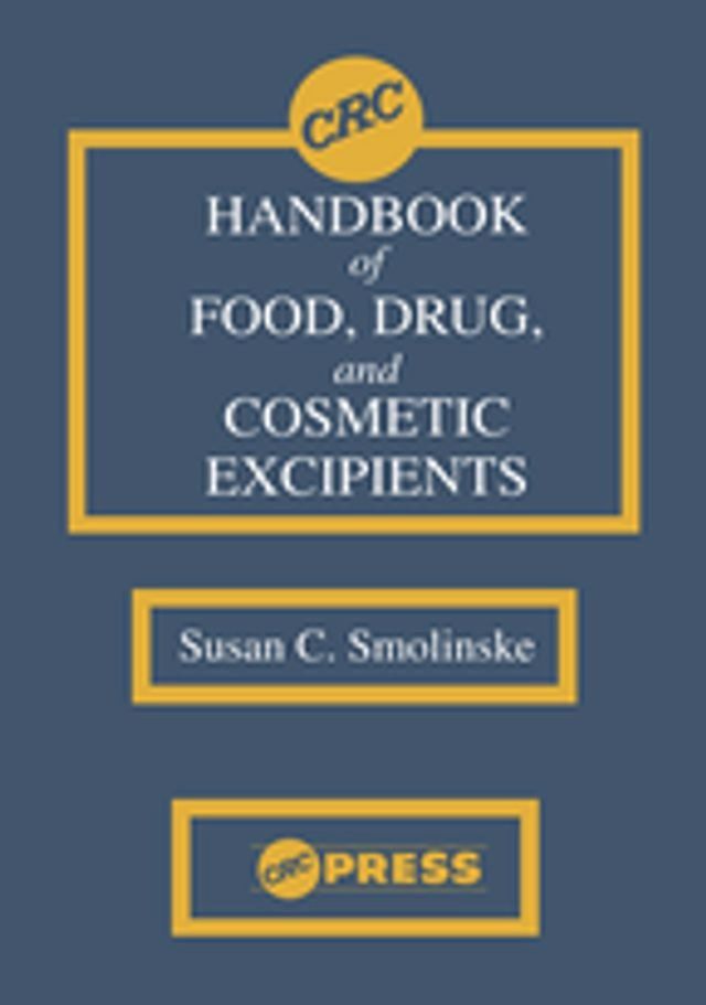  CRC Handbook of Food, Drug, and Cosmetic Excipients(Kobo/電子書)