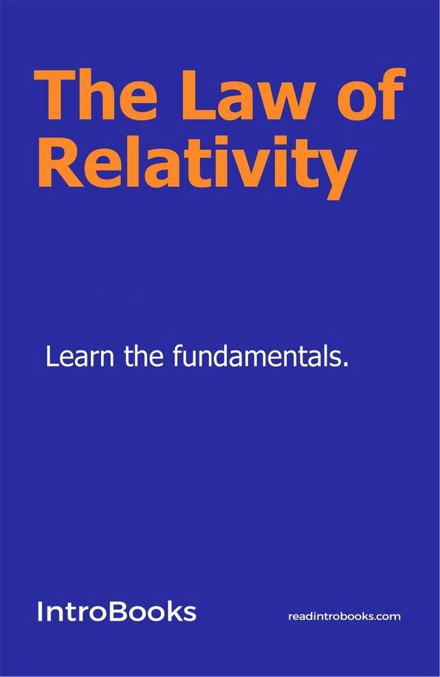  The Law of Relativity(Kobo/電子書)