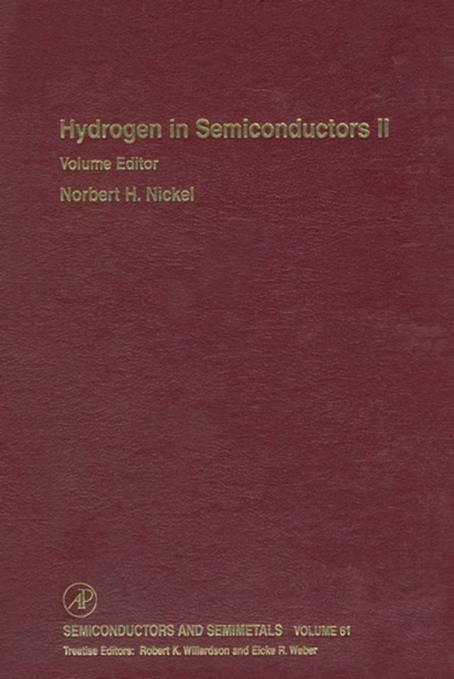  Hydrogen in Semiconductors II(Kobo/電子書)