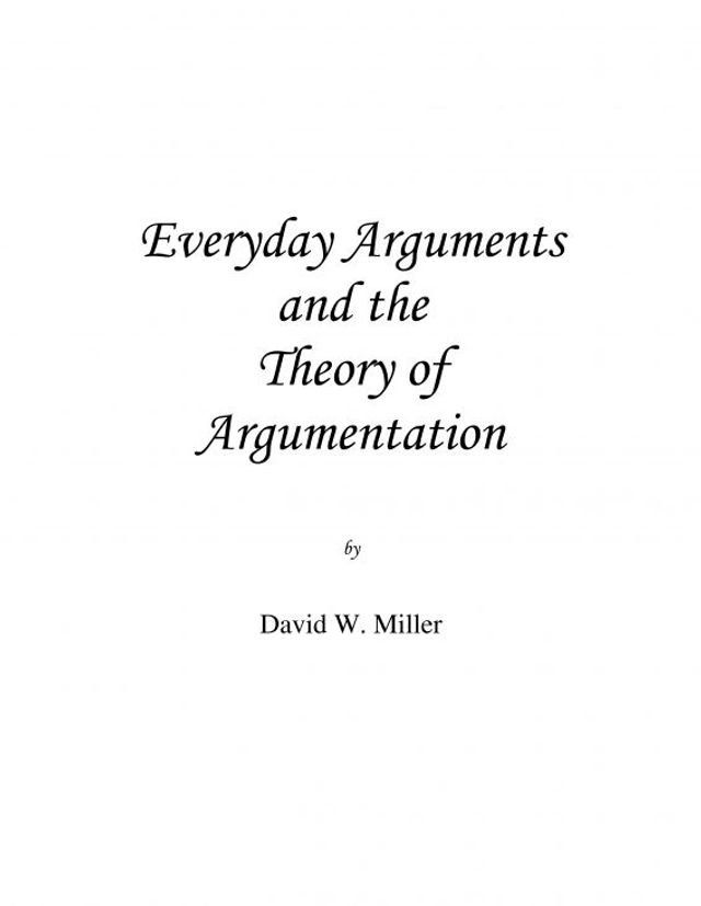  Everyday Arguments and the Theory of Argumentation(Kobo/電子書)