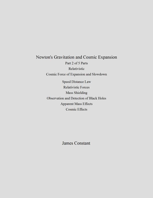  Newton's Gravitation and Cosmic Expansion (II Relativistic)(Kobo/電子書)