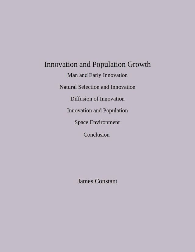  Innovation and Population Growth(Kobo/電子書)