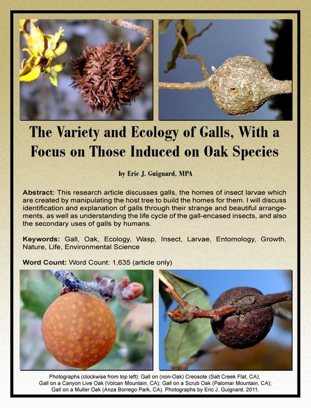  The Variety and Ecology of Galls, With a Focus on Those Induced on Oak Species(Kobo/電子書)