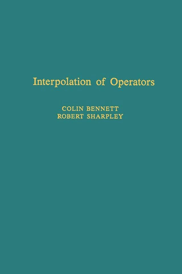  Interpolation of Operators(Kobo/電子書)