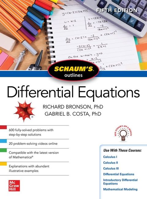 Schaum's Outline of Differential Equations, Fifth Edition(Kobo/電子書)