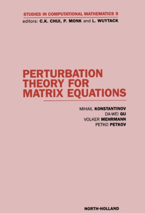 Perturbation Theory for Matrix Equations(Kobo/電子書)