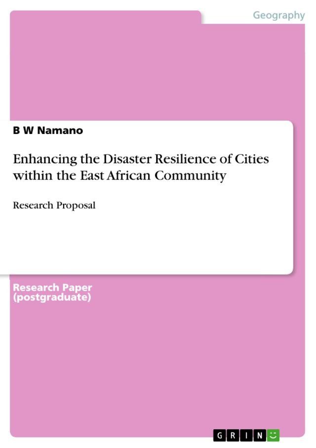  Enhancing the Disaster Resilience of Cities within the East African Community(Kobo/電子書)