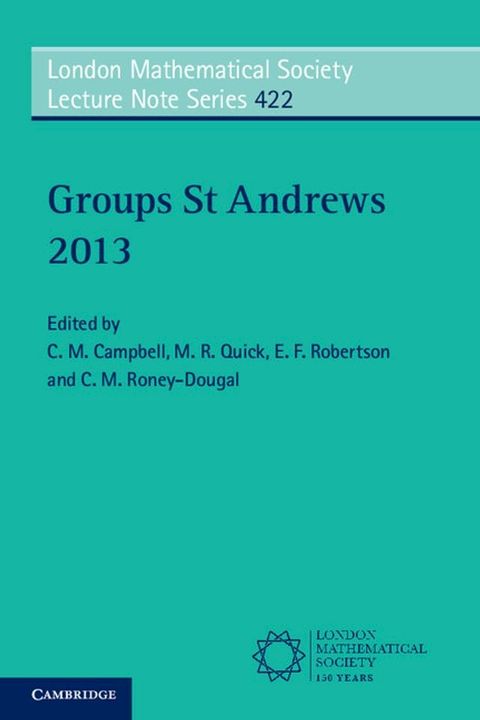 Groups St Andrews 2013(Kobo/電子書)