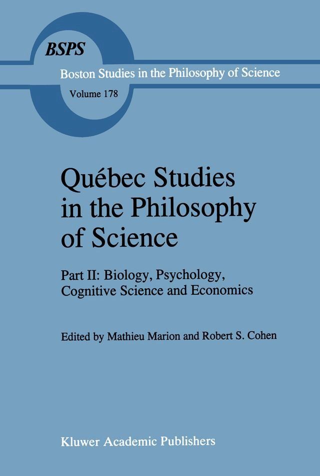  Québec Studies in the Philosophy of Science(Kobo/電子書)