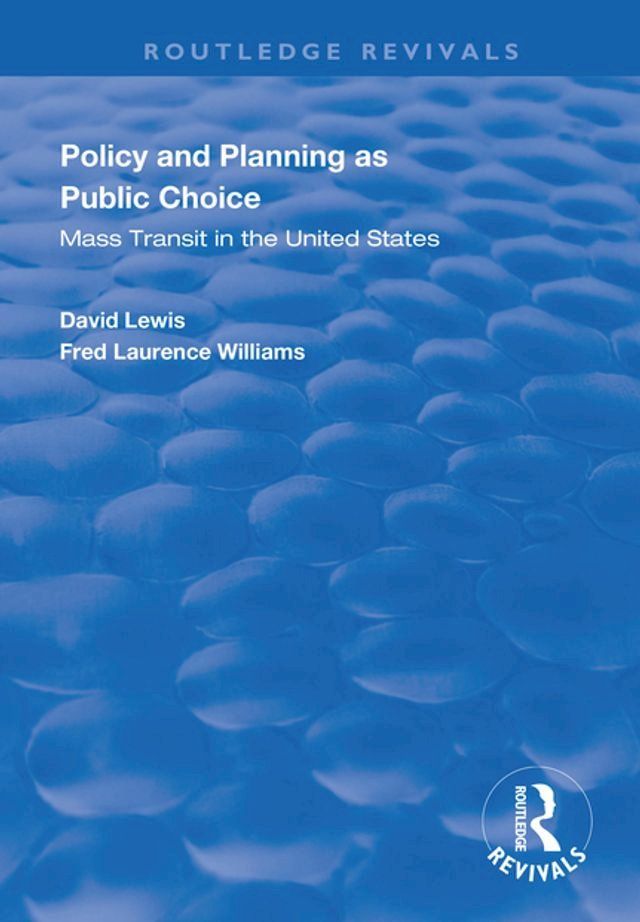  Policy and Planning as Public Choice(Kobo/電子書)