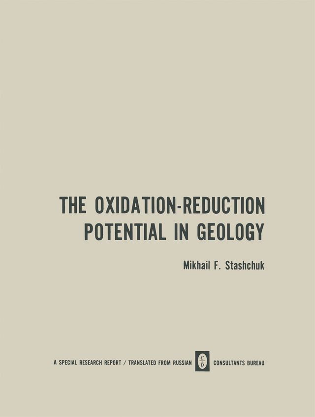  The Oxidation-Reduction Potential in Geology(Kobo/電子書)