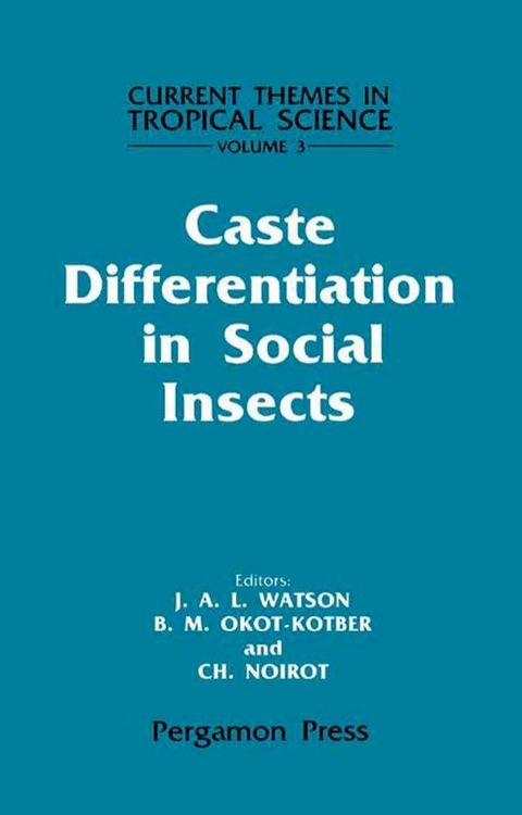 Caste Differentiation in Social Insects(Kobo/電子書)